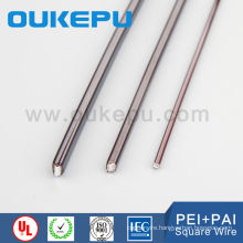 China leading supplier export 7.0*7.0mm enameled copper magnet square wire